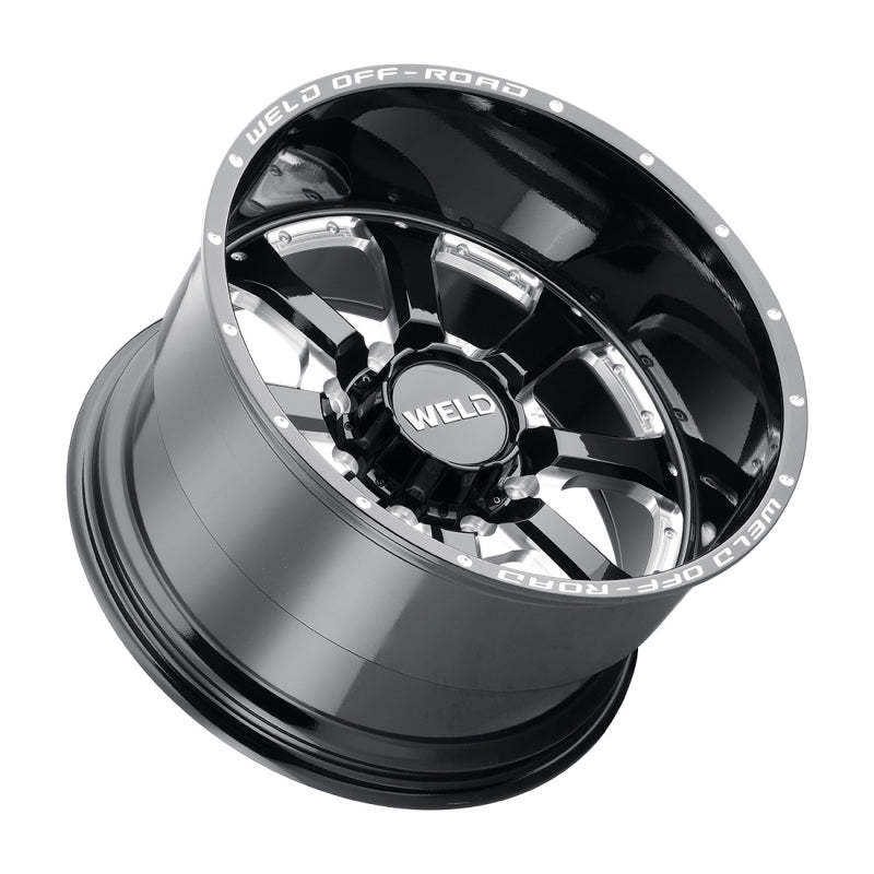 Weld W12500017475 Off-Road W125 20X10 Granada Eight 8X170 ET-18 BS4.75 Gloss Black MIL 125.1