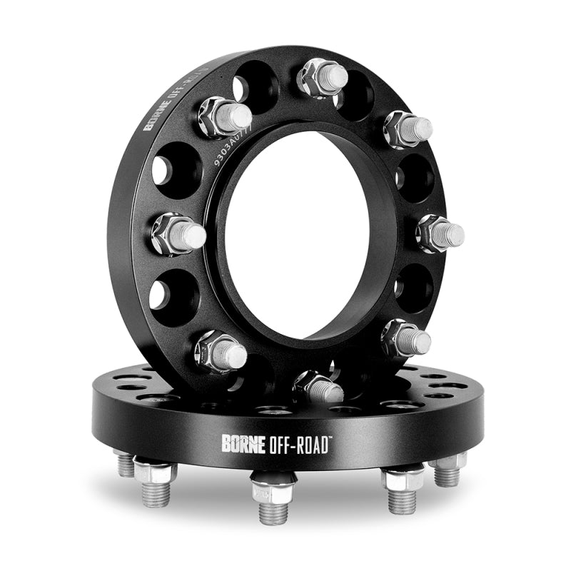 Mishimoto BNWS-006-381BK Borne Off-Road Wheel Spacers 8X165.1 121.3 38.1 M14 Blk