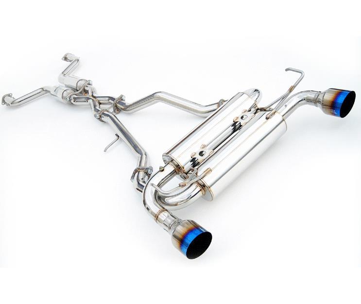 Invidia HS14IQ5GIS 14+ Infiniti Q50 Gemini w/ Rolled Stainless Steel Tips Cat-Back Exhaust