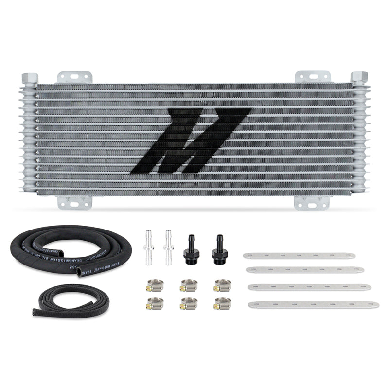 Mishimoto MMTC-SP-13SL 13-Row Stacked Plate Transmission Cooler - Silver
