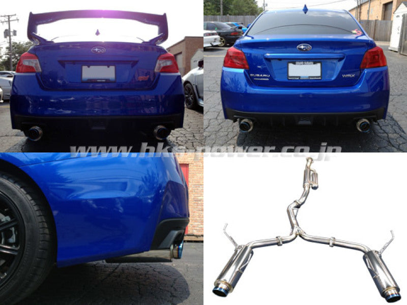 HKS 31006-BF001 Hi-Power Muffler WRX STI/WRX 2015 US