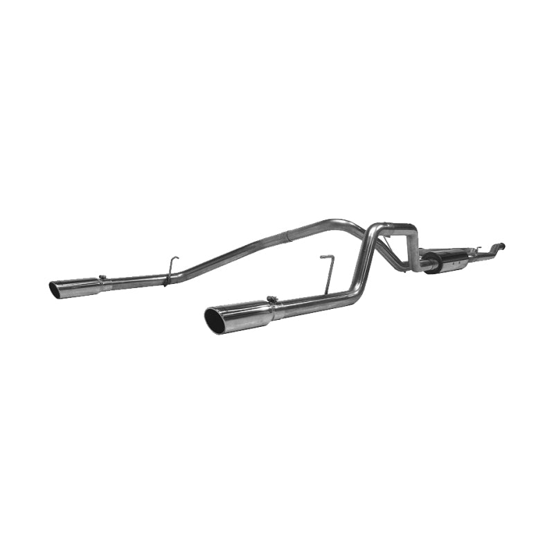 MBRP S5402409 2004-2009 Nissan Titan 5.6L EC/CC Cat Back Dual Split Rear