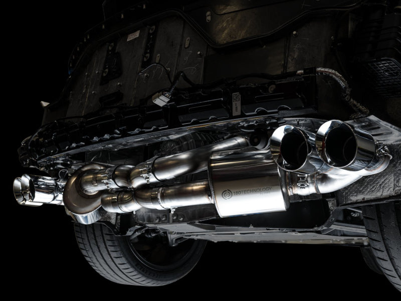 AWE Tuning 3015-42151 2020 Chevrolet Corvette (C8) Touring Edition Exhaust - Quad Chrome Silver Tips