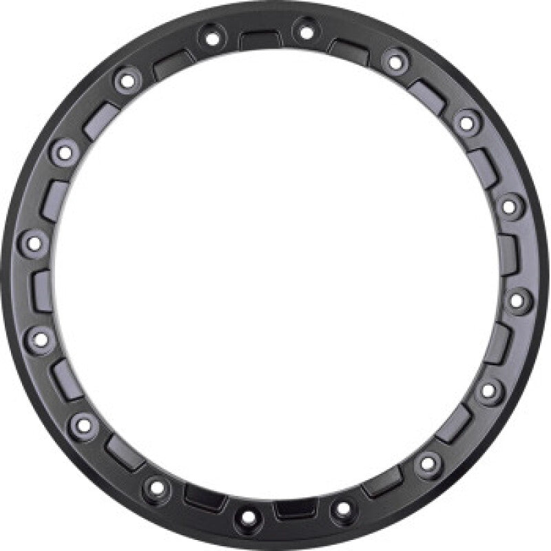 Raceline RBL-15B-A93-RING-16 Beadlock Ring - Podium -15in - 16 Hole - 10mm - Black