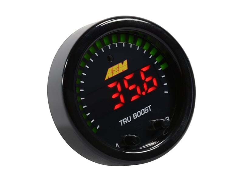 AEM 30-0352 X-Series Tru-Boost Controller Gauge w/ Boost Control Solenoid 80PSIg Internal MAP Sensor