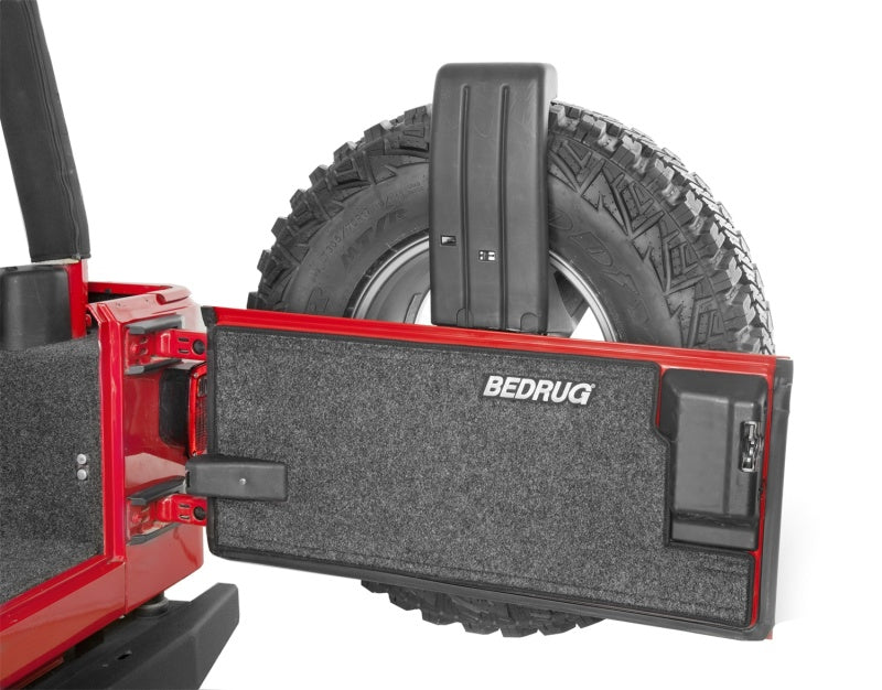 BedRug BRTJ97R 97-06 Jeep TJ Rear Cargo Kit (Incl Tailgate)