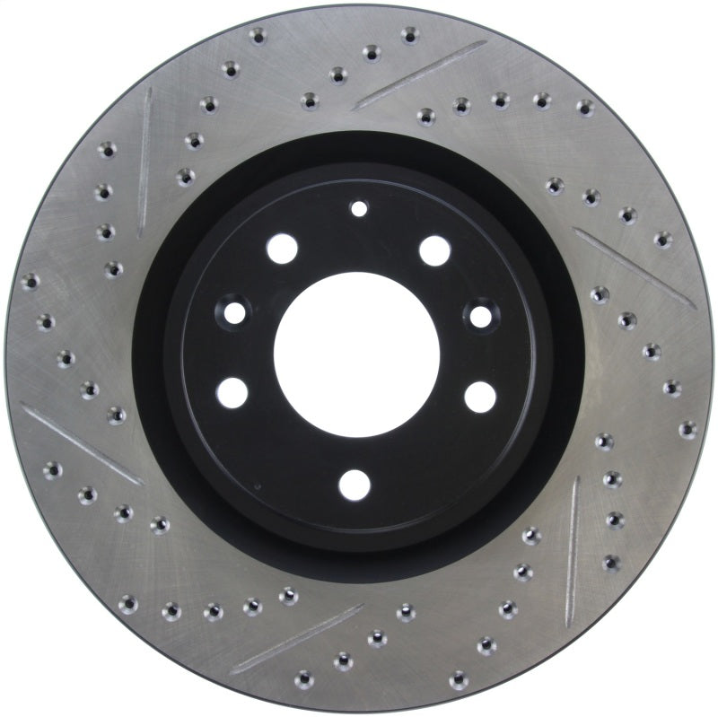 Stoptech 127.45071R StopTech 04-09 Mazda RX-8 Slotted & Drilled Right Front Rotor