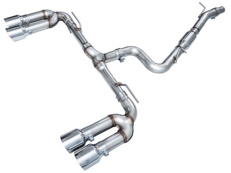 AWE Tuning 3020-42897 AWE 22-24 Audi 8Y S3 Track Edition Exhaust - Chrome Silver Tips