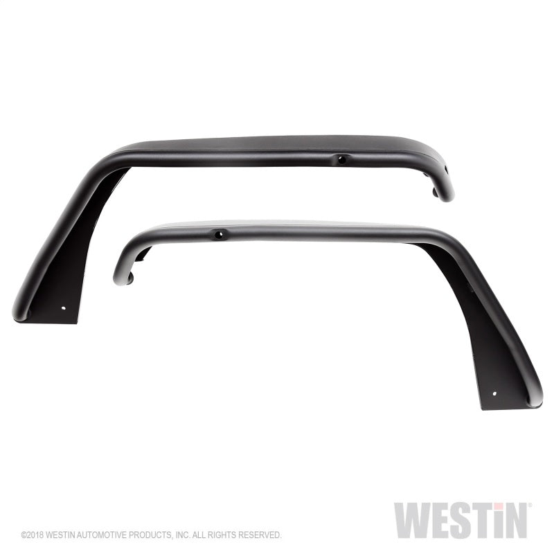 Westin 62-1025 18-20 Jeep Wrangler JL / 20 Gladiator Tube Fenders - Front - Textured Black