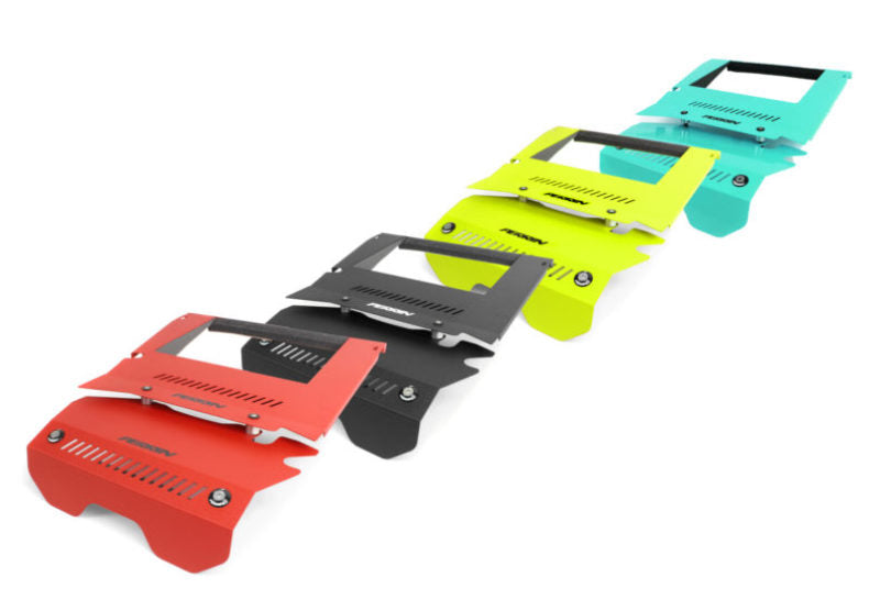 Perrin Performance PSP-ENG-165NY PERRIN 15-21 Subaru WRX Engine Cover Kit (Intercooler & Pulley Covers Incl.) - Neon Yellow