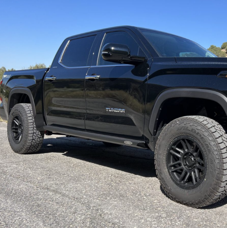 Rock Slide Engineering BD-SL-100-TUNP 22-24 Toyota Tundra Rock Sliders Passenger Side Black Pwdercoat Steel