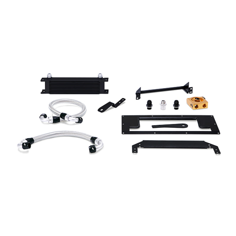 Mishimoto MMOC-MIA-99T 99-05 Mazda Miata Thermostatic Oil Cooler Kit - Silver