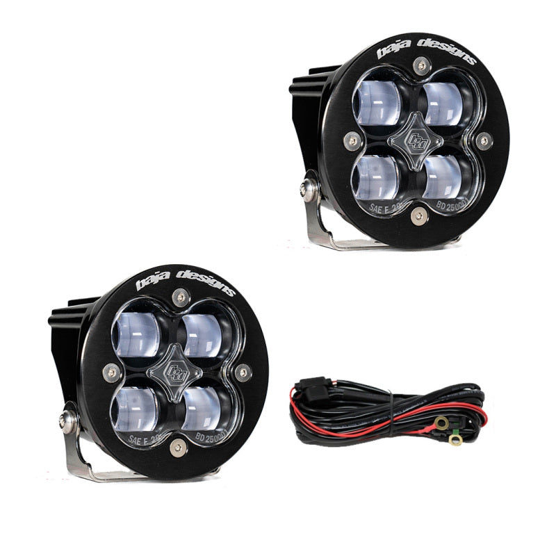 Baja Designs 247802 Squadron R SAE LED Spot Light - Clear - Pair