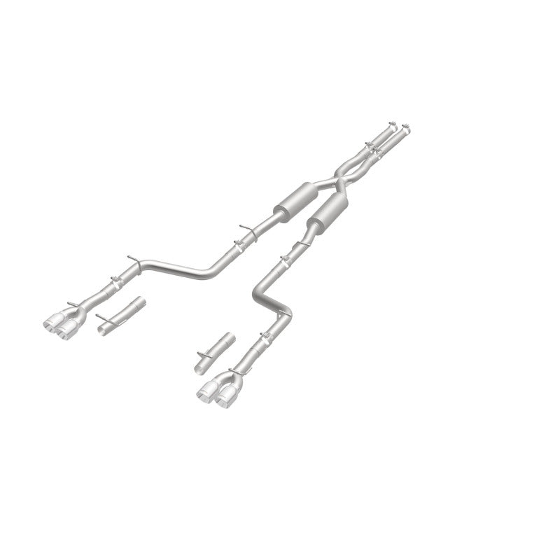 Magnaflow 19217 MagnaFlow Cat-Back, SS, 2.5in, Quad Split Rear 3.5in Tip 2015 Dodge Challenger 3.6L V6