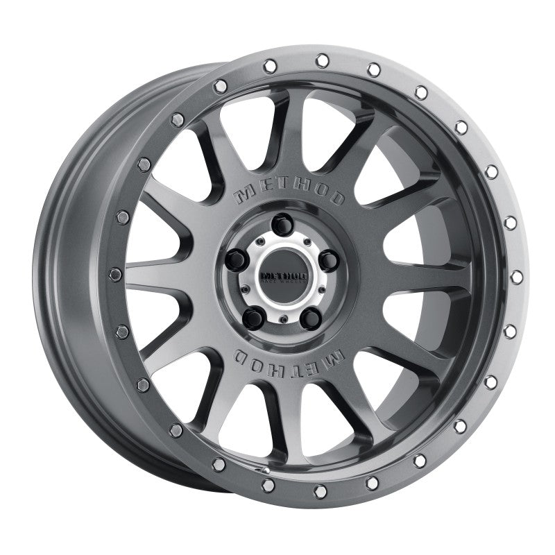 Method Wheels MR60521055824N Method MR605 NV 20x10 -24mm Offset 5x5.5 108mm CB Gloss Titanium Wheel