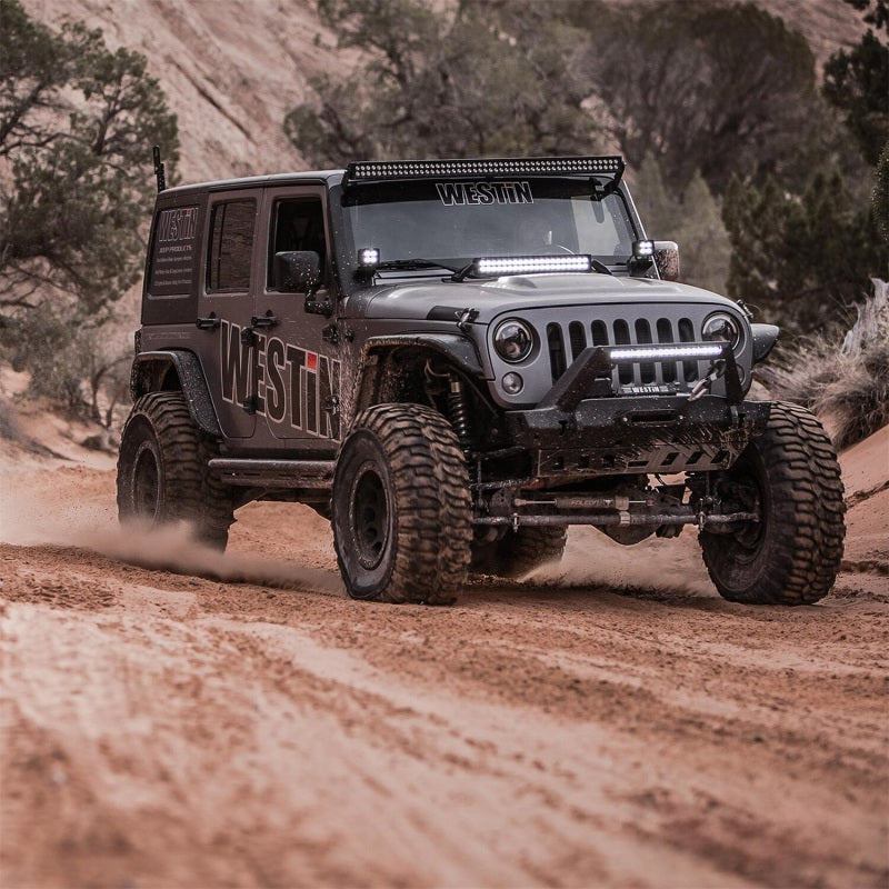 Westin 62-1005 /Snyper 07-17 Jeep Wrangler Tube Fenders - Front - Textured Black