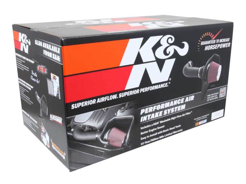 K&N Engineering 77-1577KS K&N 19-20 Jeep Cherokee L4-2.4L Performance Air Intake Kit