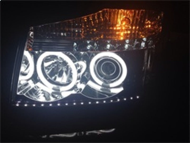 SPYDER 5030207 Spyder Nissan Titan 04-14/Armada 04-07 Projector Headlights CCFL Halo LED Blk PRO-YD-NTI04-CCFL-BK