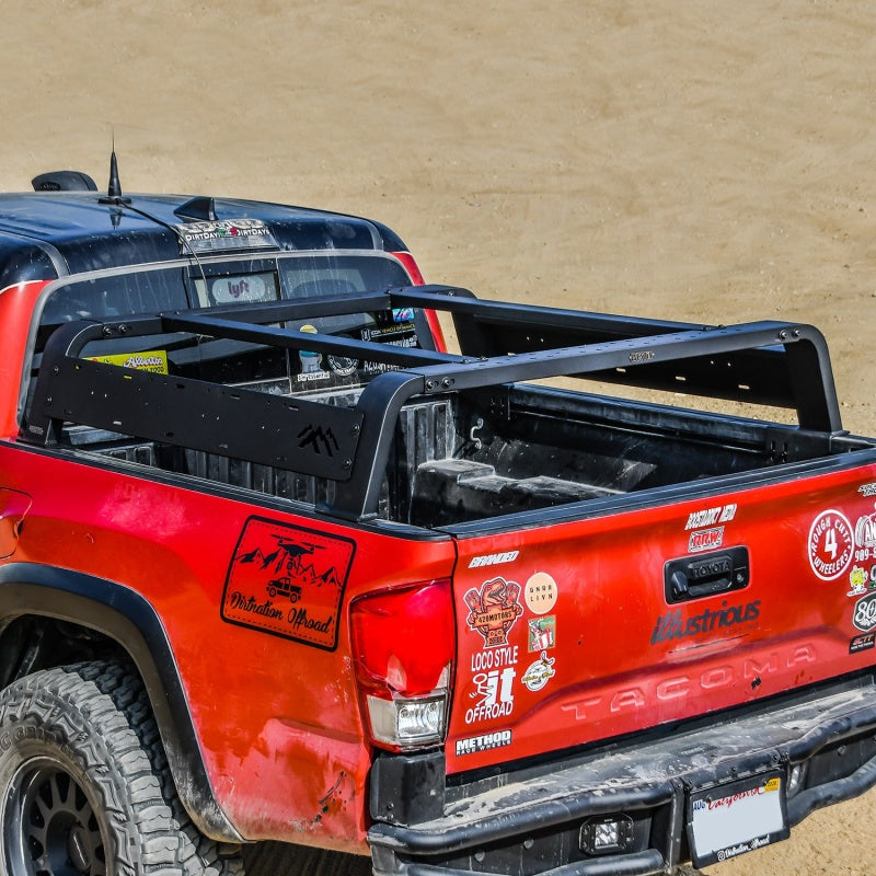 Westin 51-10015 05-21 Toyota Tacoma 5ft Bed Overland Cargo Rack - Textured Black