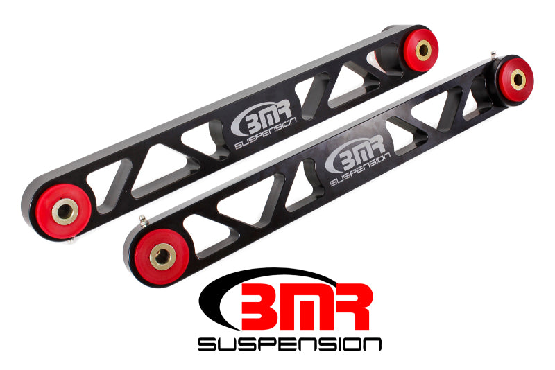 BMR Suspension ACA004 BMR 05-14 S197 Mustang Billet Aluminum Lower Control Arms (Polyurethane) - Black Anodized