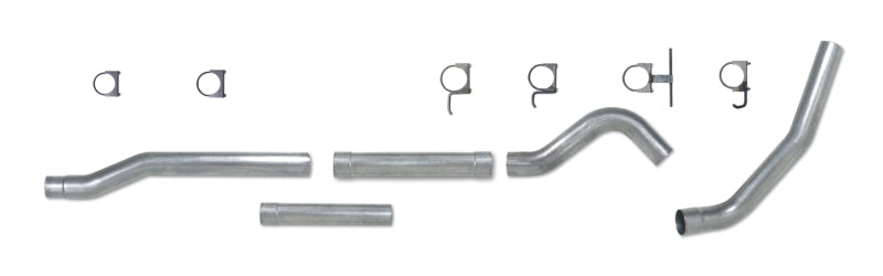 Diamond Eye Performance K4338A-RP Diamond Eye KIT 4in CB MFLR RPLCMENT PIPE SGL AL: 03-07 FORD 6.0L F250/F350 (Extended Cab Only)