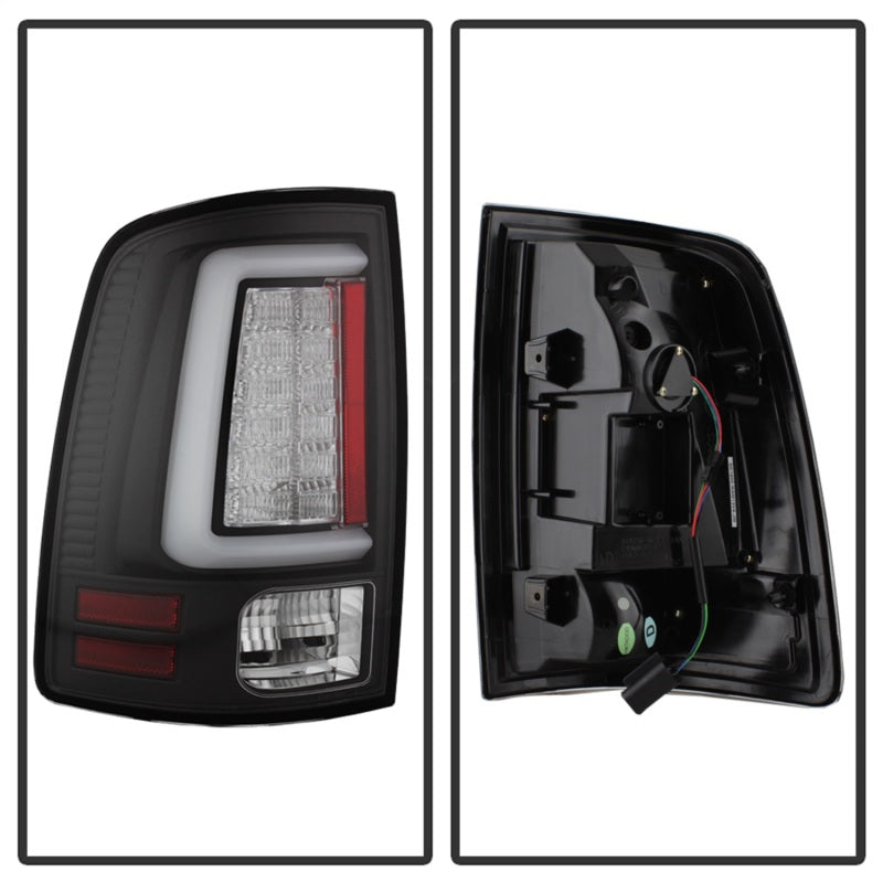 SPYDER 5084057 Spyder Dodge RAM 2013-2014 Light Bar LED Tail Lights - Black ALT-YD-DRAM13V2-LED-BK