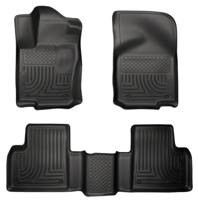 Husky Liners 98981 2012 Mercedes ML350 WeatherBeater Combo Black Floor Liners