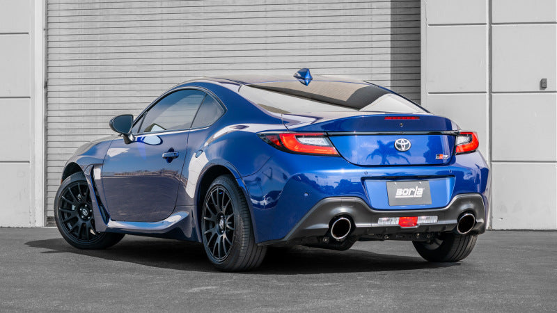 Borla 140910 22-23 Subaru BRZ/Toyota GR86 2.4L RWD AT/MT ATAK Catback Exhaust - Polished Tips