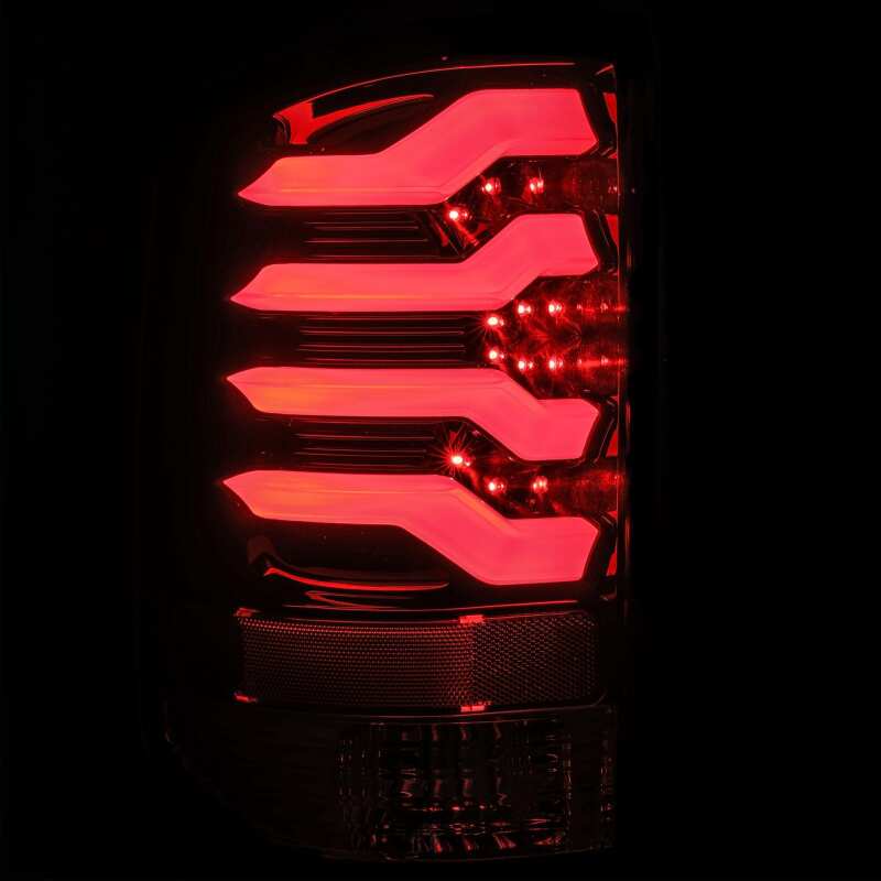 AlphaRex 630010 14-18 GMC Sierra 1500 PRO-Series LED Tail Lights Jet Black