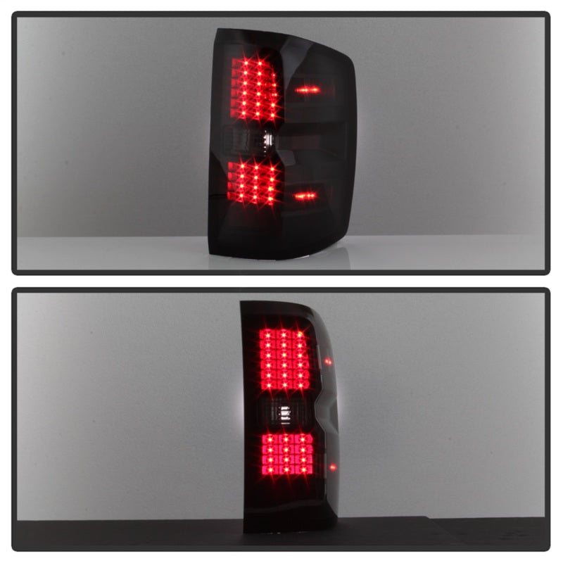 SPYDER 9036552 xTune Chevy 1500 14-16 / Silverado 2500HD/3500HD LED Tail Lights - Black Smoked ALT-JH-CS14-LED-BSM
