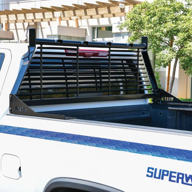 Westin 57-8025 1999-2018 Chevrolet/Ford/GMC/Toyota Silverado/Sierra 1500/2500/3500 HD Headache Rack - Black