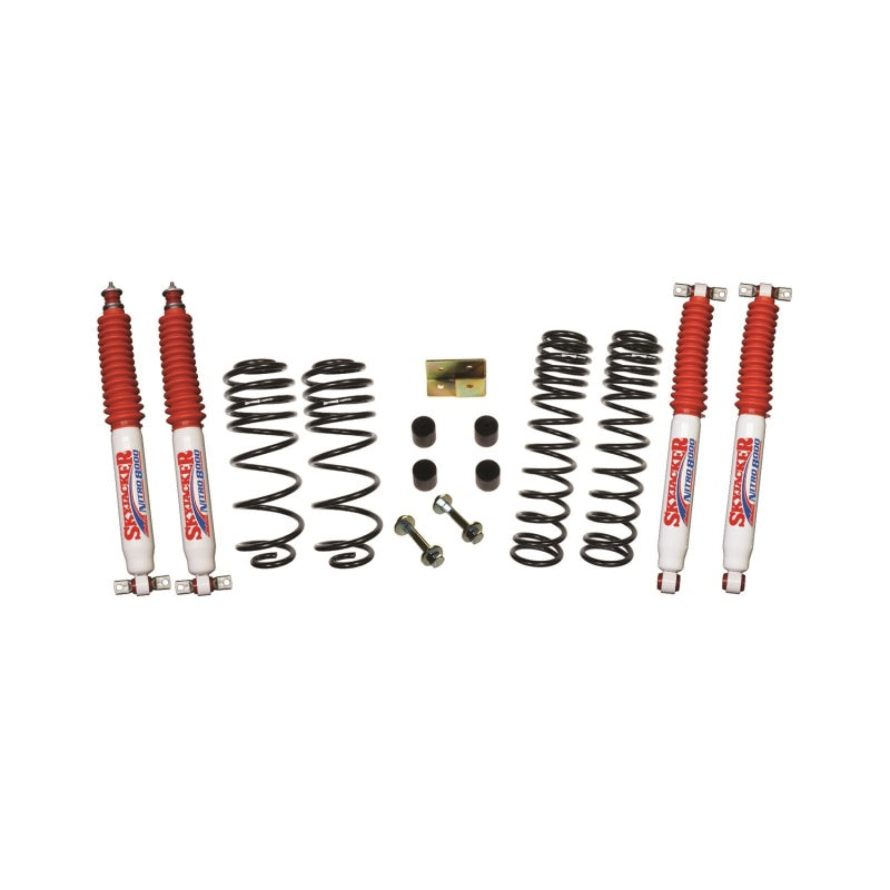 Skyjacker TJ25BPNLT Jeep TJ/LJ 2.5in Dual Rate Long Travel Front & Rear Kit w/ Nitro 8000 Shocks