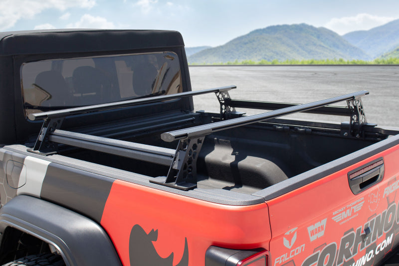 Go Rhino 5935000T 20-22 Jeep Gladiator JT/16-22 Toy. Tacoma/05-21 Nssn Frontier XRS Cross Bars Kit - Tex. Blk