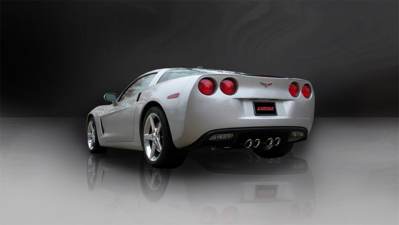 CORSA Performance 14169 Corsa 2005-2007 Chevrolet Corvette C6 6.0L V8 Polished Sport Axle-Back Exhaust