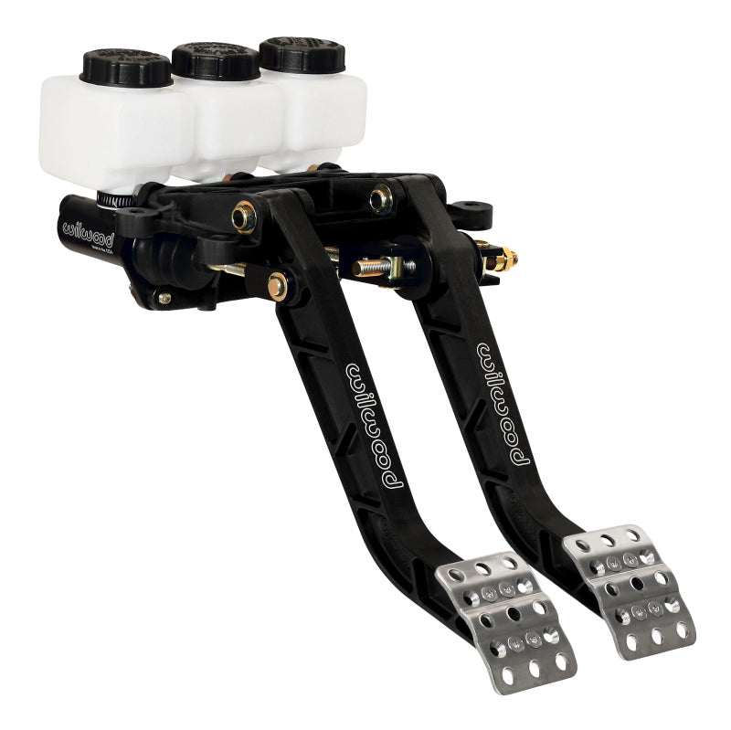 Wilwood 340-11295 Adjustable Dual Pedal - Brake / Clutch - Fwd. Swing Mount - 6.25:1