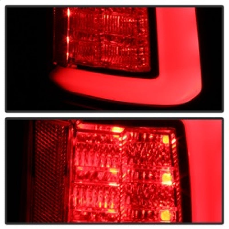 SPYDER 5084057 Spyder Dodge RAM 2013-2014 Light Bar LED Tail Lights - Black ALT-YD-DRAM13V2-LED-BK