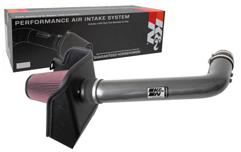 K&N Engineering 77-2593KC K&N 2020 Ford F250/350 6.2L V8 High Flow Performance Intake Kit
