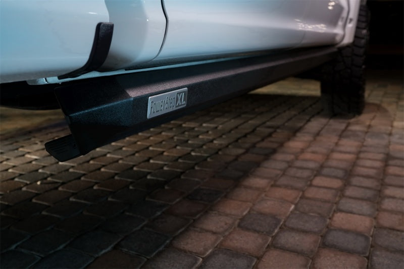 AMP Research 77254-01A 20-23 Chevy Silverado 1500 Crew Cab PowerStep XL - Black (Incl OEM Style Illumination)