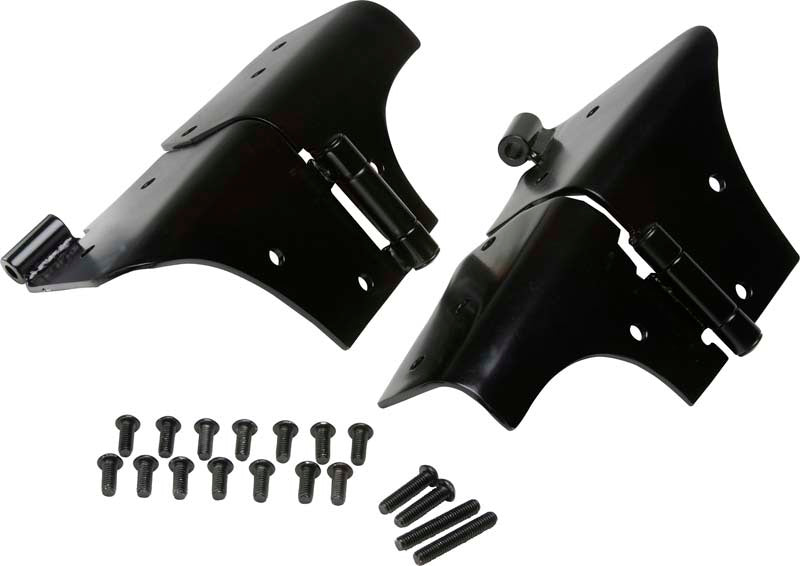 Kentrol 50477 97-06 Jeep Wrangler TJ Windshield Hinge Pair- Powdercoat Black
