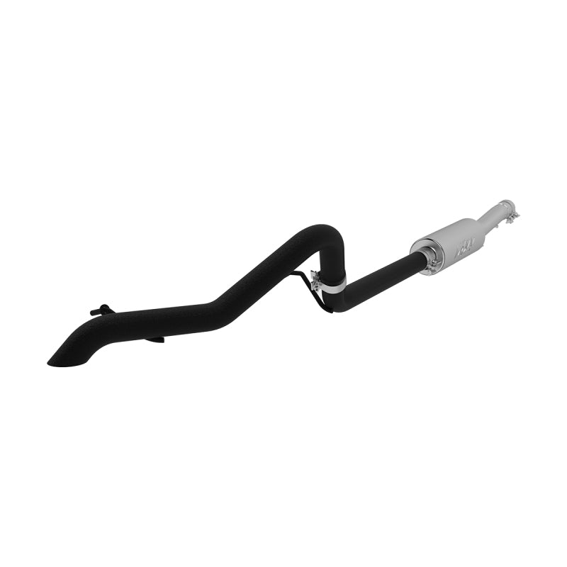 MBRP S5530BLK 12 Jeep Wrangler/Rubicon 3.6L V6 Cat Back Single Rear Exit Off-Road Black Exhaust