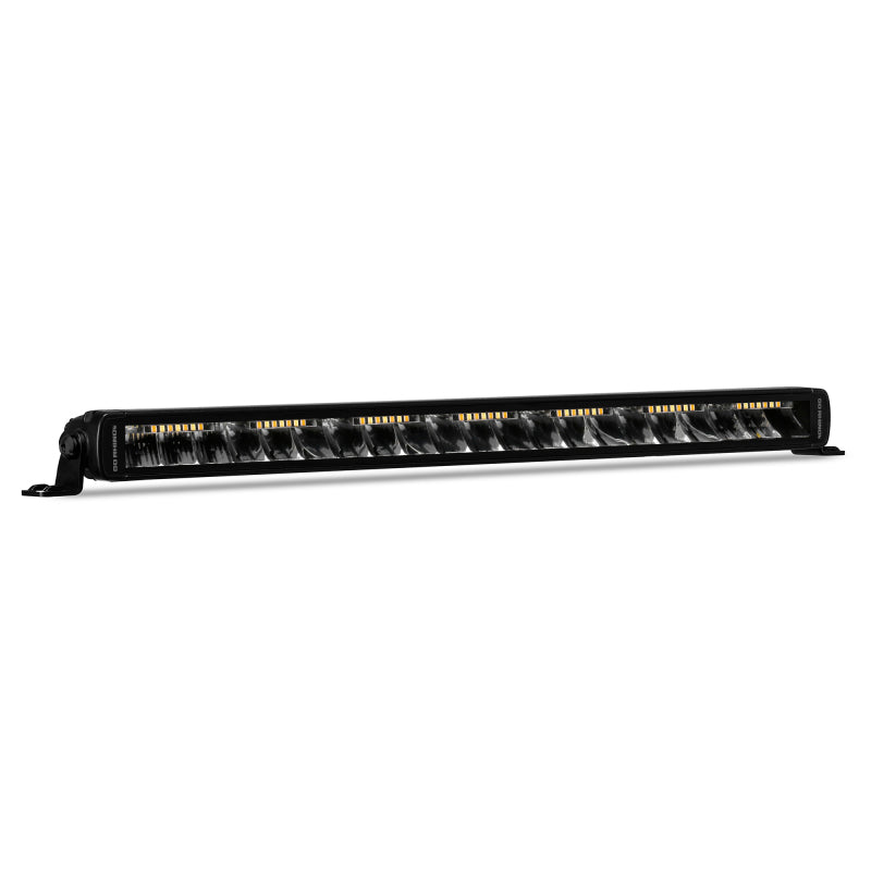 Go Rhino 751052012CSS Xplor Blackout Combo Series Sgl Row LED Light Bar w/Amber (Side/Track Mount) 20.5in. - Blk