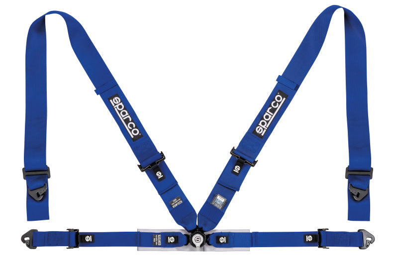 SPARCO 04716M1AZ Sparco Belt 4Pt 3in/2in Competition Harness - Blue