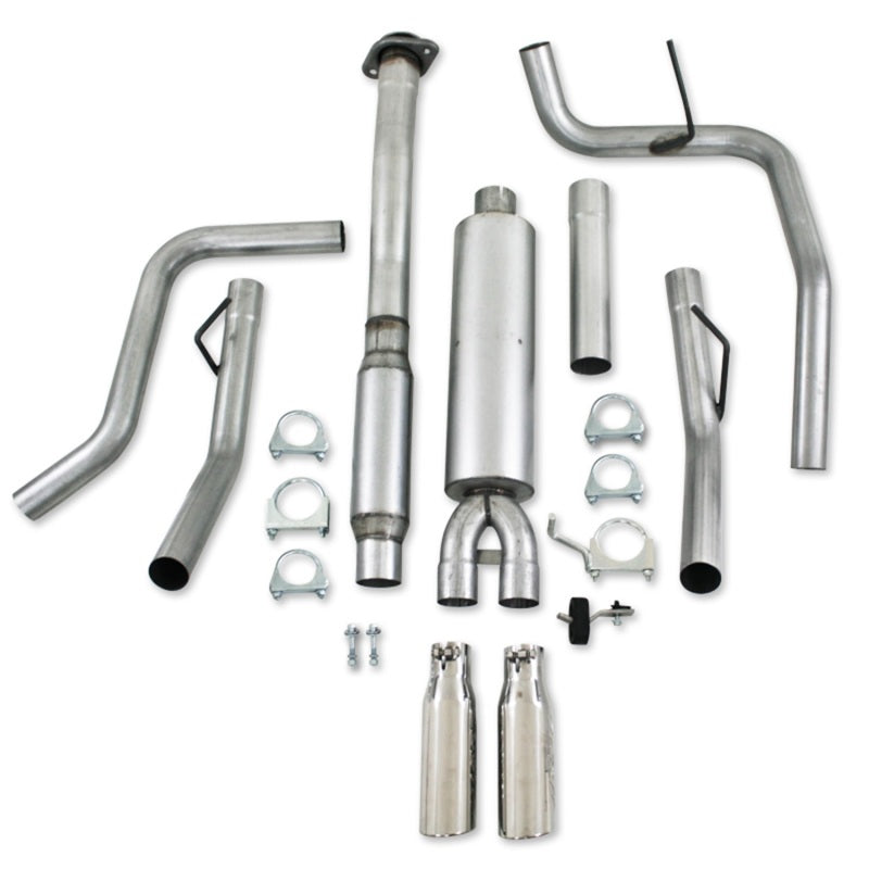 MBRP S5232AL 11 Ford F-150 5.0L V8 Aluminized Cat Back Dual Split Side Exit