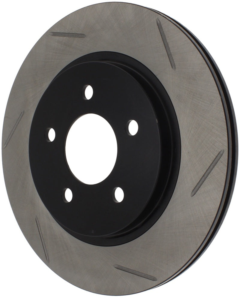 Stoptech 126.61087SL StopTech Power Slot 05-10 Mustang V6/4.0L / GT V8-4.6L Rear Left Slotted Rotor