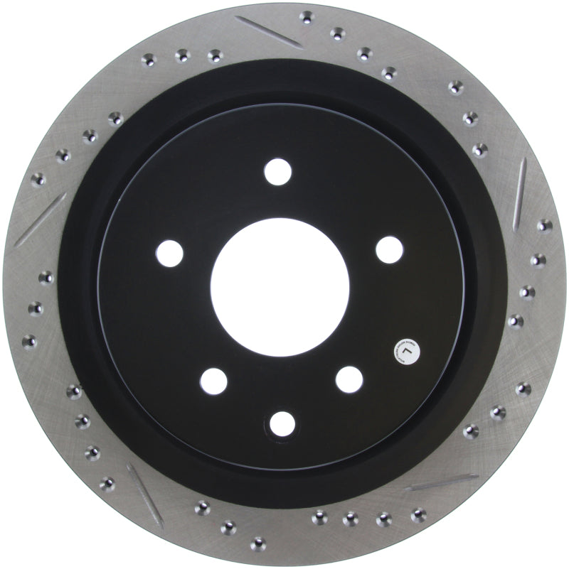 Stoptech 127.42088L StopTech 06-07 350Z / 05-07 G35 / 06-07 G35X SportStop Slotted & Drilled Rear Left Rotor