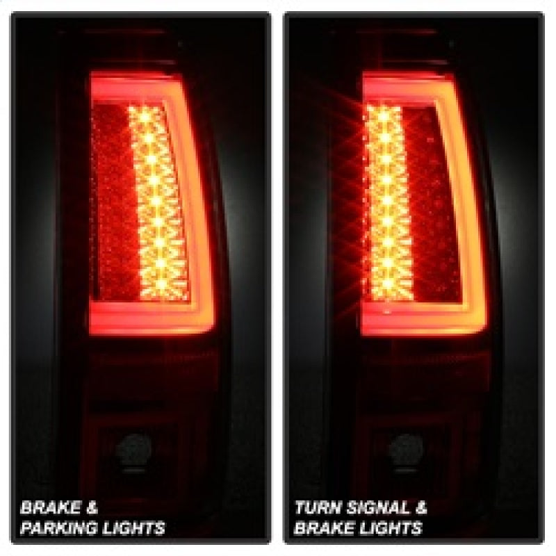 SPYDER 5081940 Spyder Chevy Silverado 1500/2500 03-06 Version 2 LED Tail Lights - Smoke ALT-YD-CS03V2-LED-SM