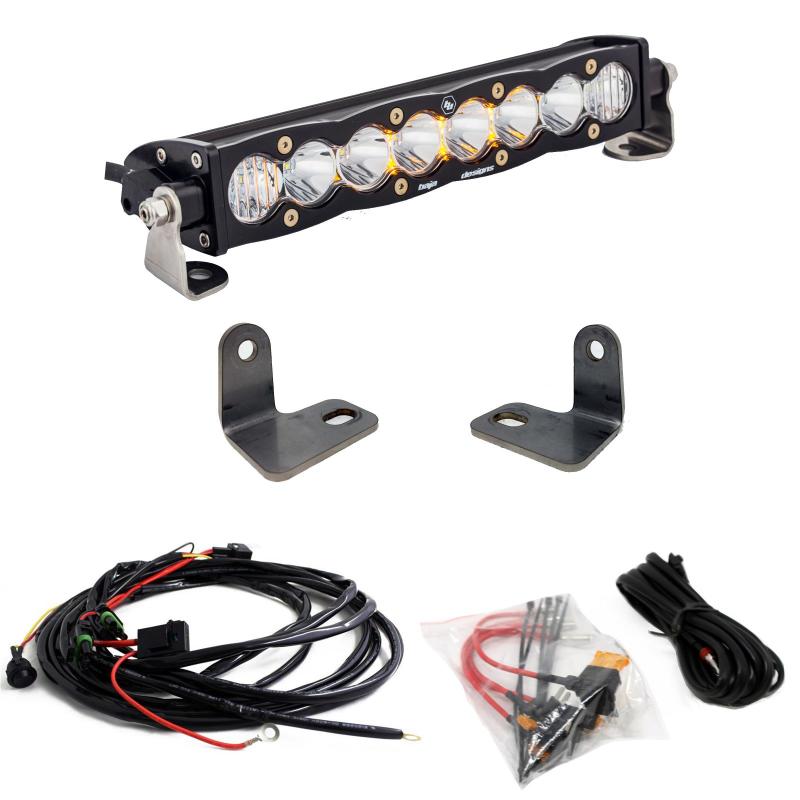 Baja Designs 447073 16-18 Polaris RZR Turbo XP S8 Series 10in Light Bar Kit