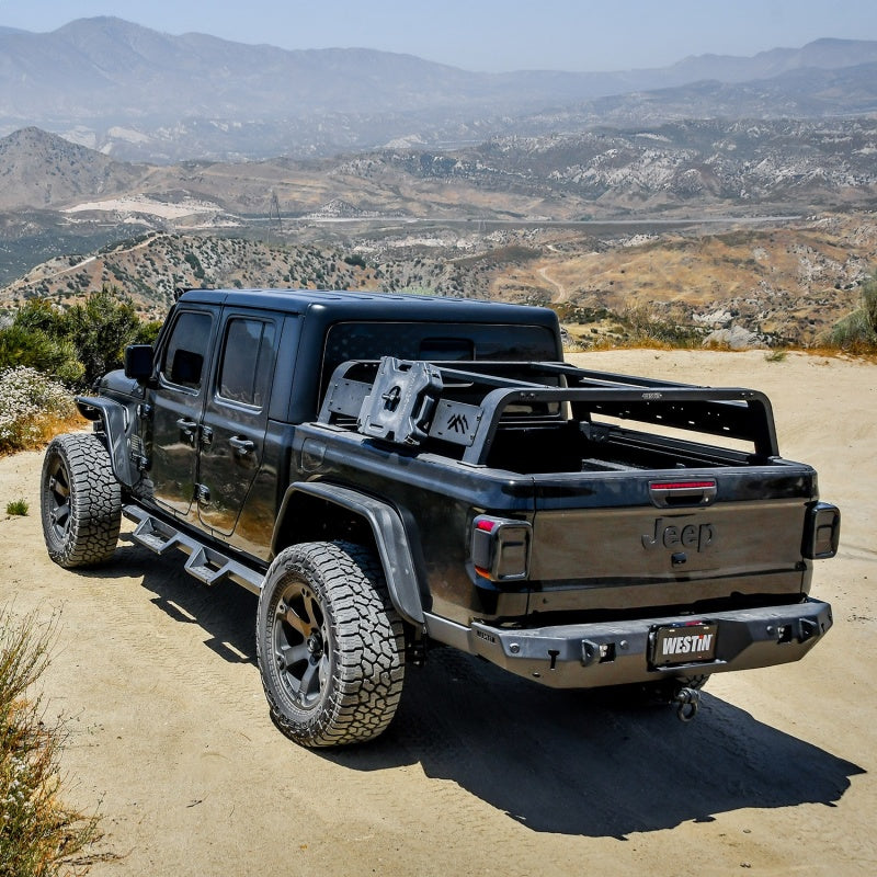 Westin 51-10005 2021 Jeep Gladiator Overland Cargo Rack - Textured Black