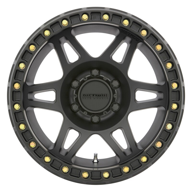 Method Wheels MR10679060544B Method MR106 Beadlock 17x9 -44mm Offset 6x5.5 108mm CB Matte Black w/BH-H24125 Wheel