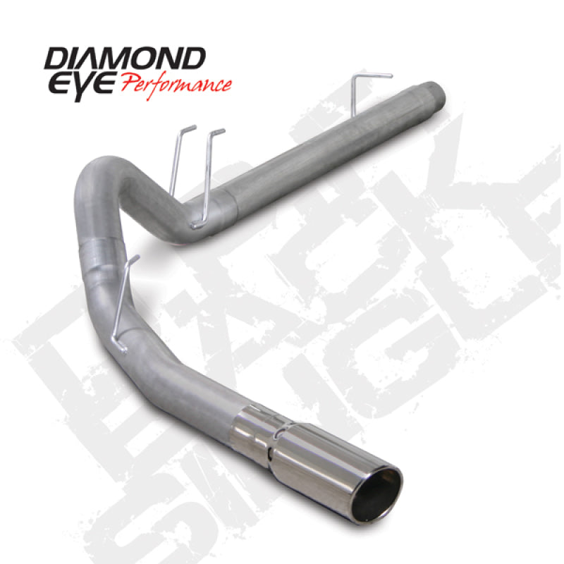 Diamond Eye Performance K4360A Diamond Eye KIT 4in DPF-BACK SGL AL 08-09 6 4L F250/F350 PCKGD BX46X14X14OD EL-PL 44inX13 5inX13 5in